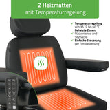 Kosmetikliege Elektrisch | Luxoria PRO 5 | Kosmetiksessel mit elektrischer Verstellung | Schwarz