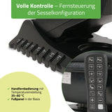 Kosmetikliege Elektrisch | Luxoria PRO 5 | Kosmetiksessel mit elektrischer Verstellung | Schwarz