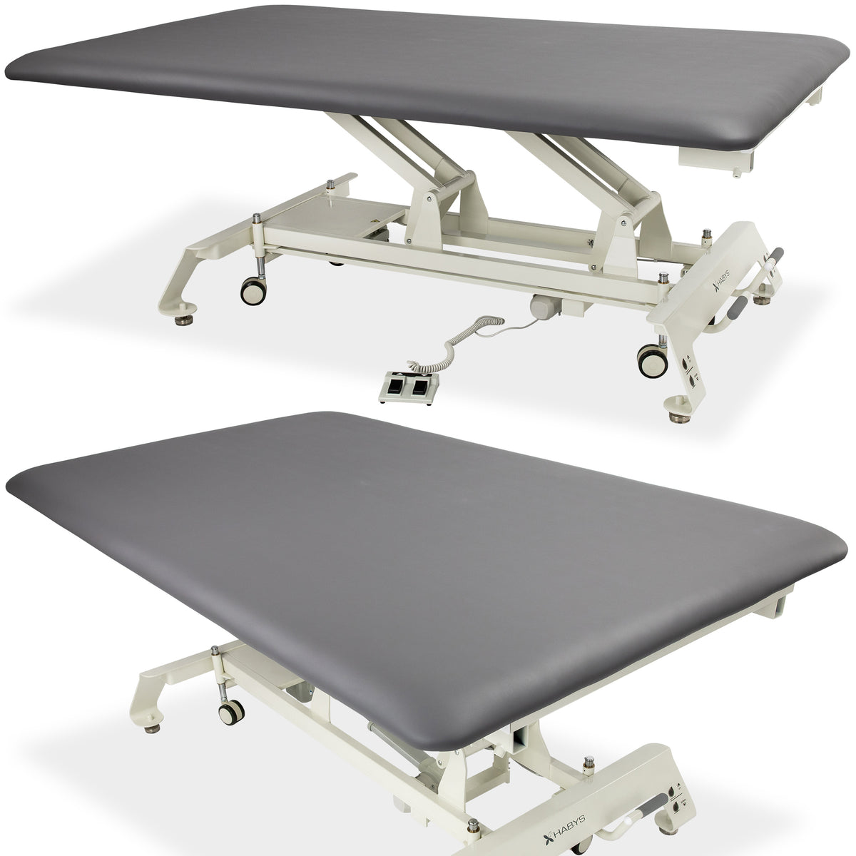 Elektrische Therapietafel Evero Bobath | Voetgestuurde bediening, Zwenkwielen | 3 Jaar Garantie