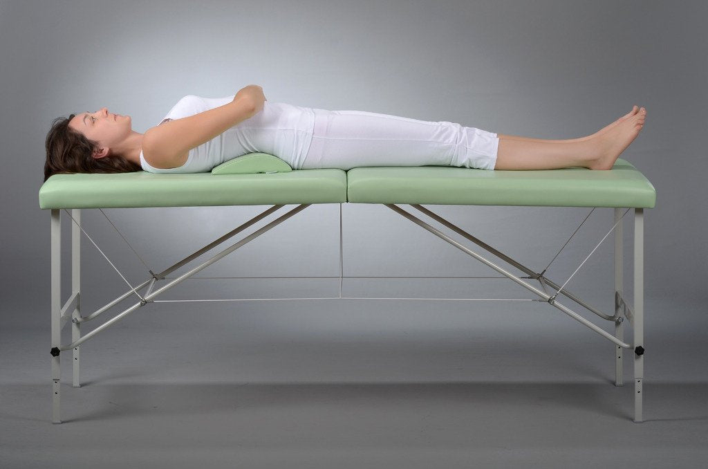 Lenden halfronde rol voor massage | 40x25x5 cm | Vinyl Flex bekleding
