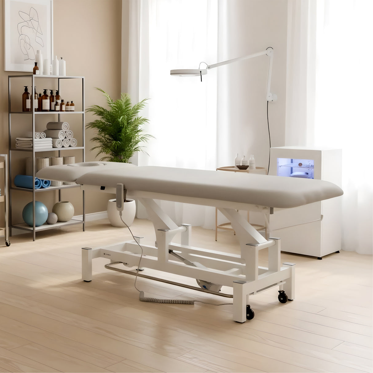 Massageliege Elektrisch Fortis 2 Ergo | 2-Segmente | Handfernbedienung Steuerrahmen