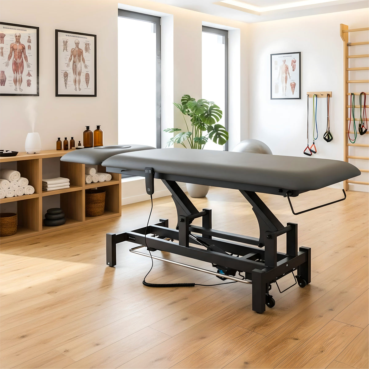 Massageliege Elektrisch Fortis 2 Ergo | 2-Segmente | Handfernbedienung Steuerrahmen
