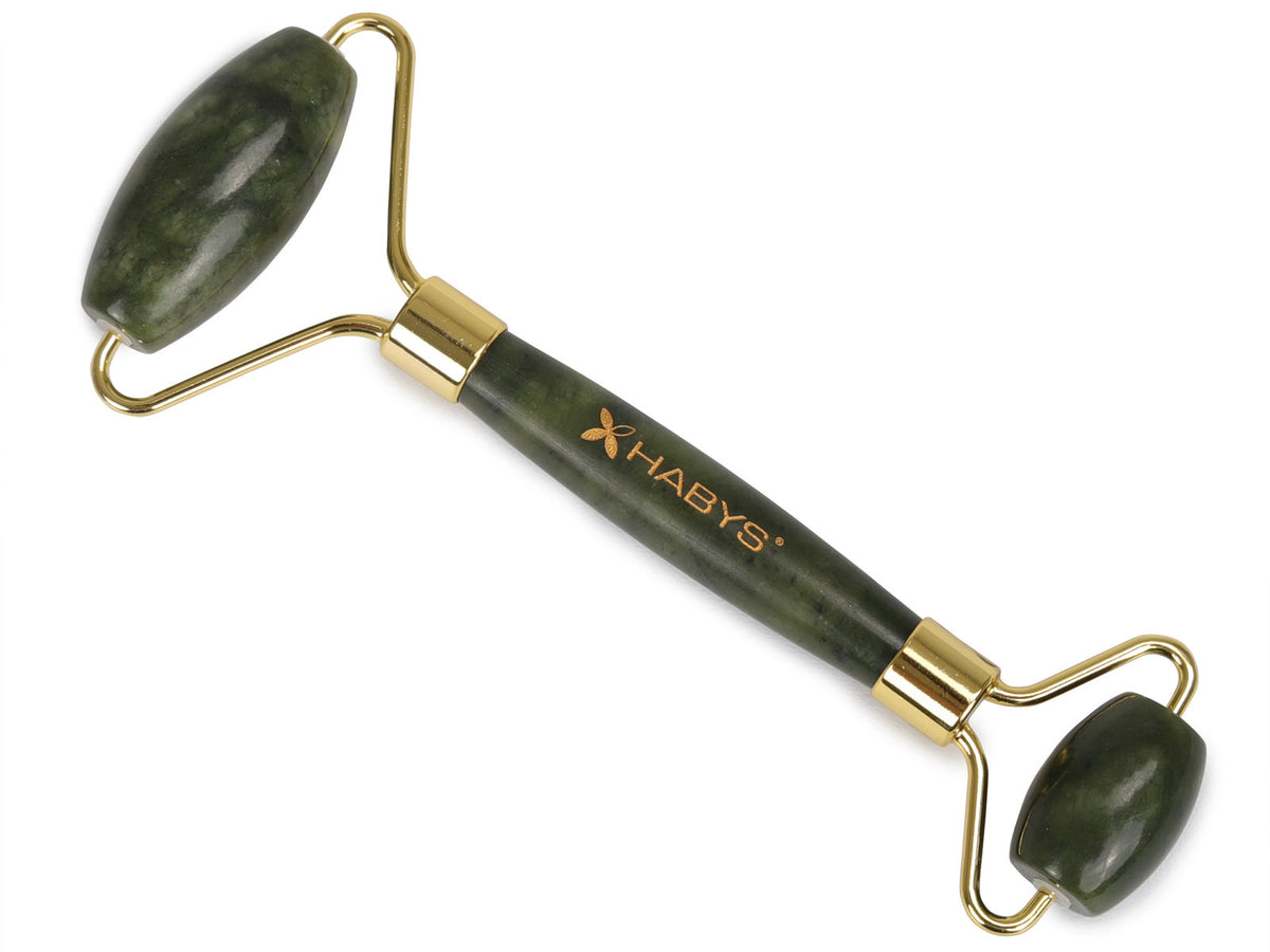 Massage-Set Gua Sha aus Jade | Stein Roller
