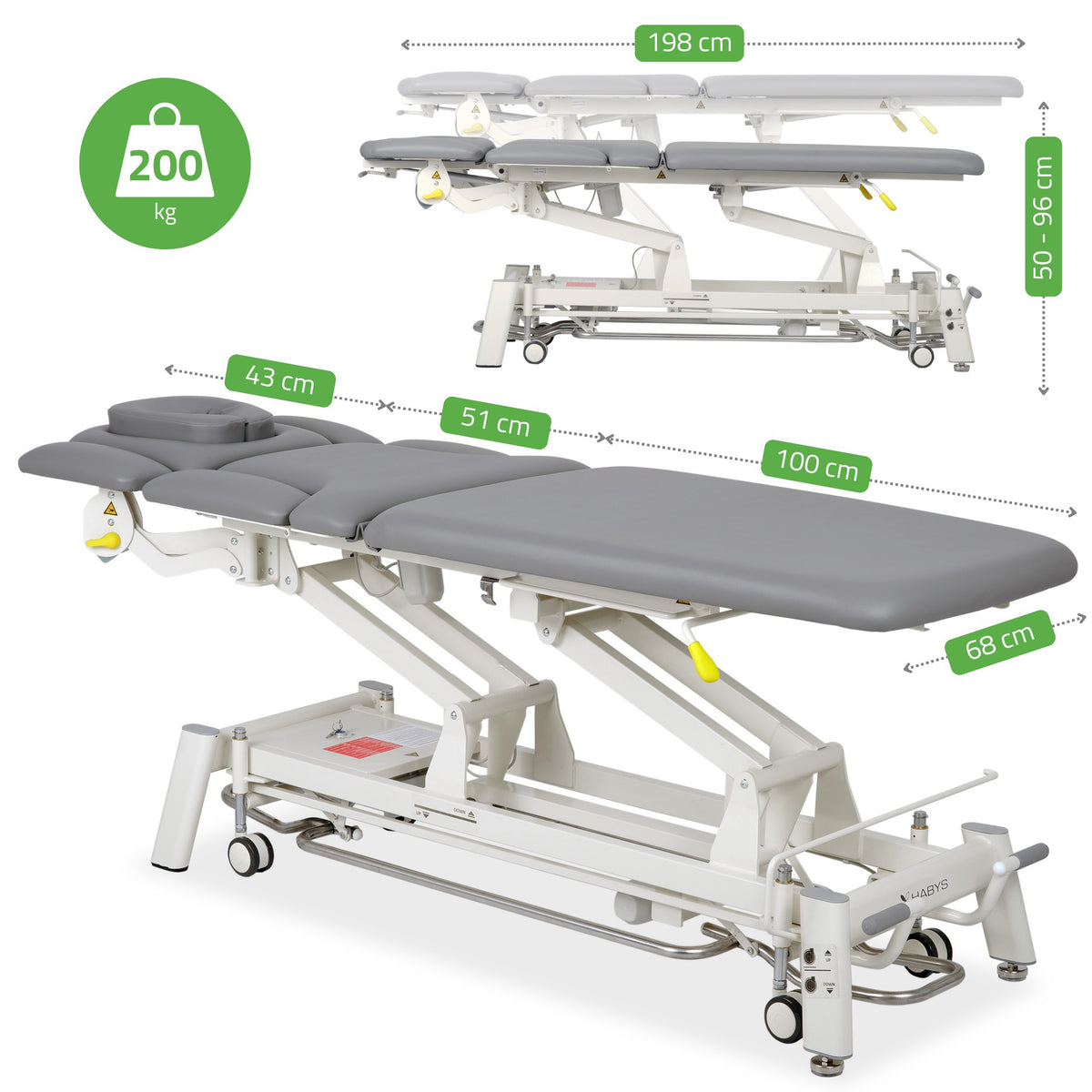 Therapieliege Elektrisch Proxima X7 | 7-Segmente | Steuerrahmen
