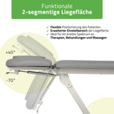 Therapieliege Elektrisch Proxima V2 Ergo | 2-Segmente | Steuerrahmen