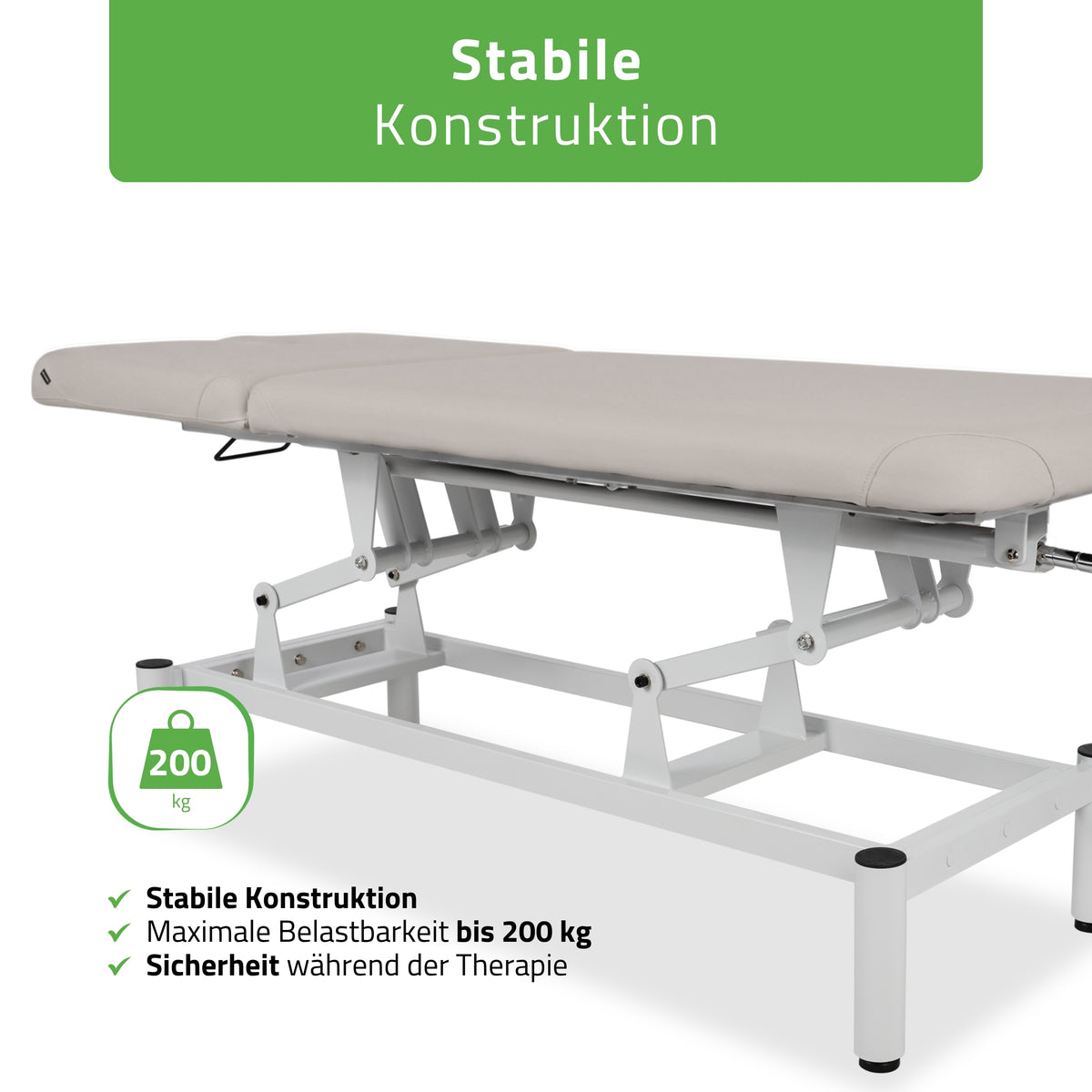 Stationäre Massageliege Vigo 2  | mit Kurbelverstellung