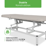Stationäre Massageliege Vigo 2  | mit Kurbelverstellung