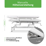Stationäre Massageliege Vigo 2  | mit Kurbelverstellung