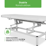 Stationäre Massageliege Vigo 2  | mit Kurbelverstellung